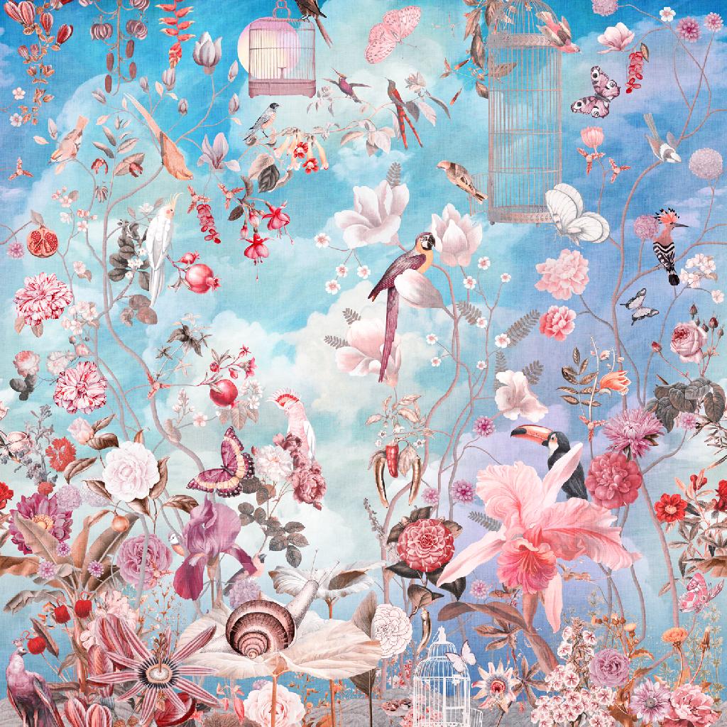 Панно Affresco Wallpaper Part 1 Morning in tsvetarium AB56-COL3 2x2,01 м