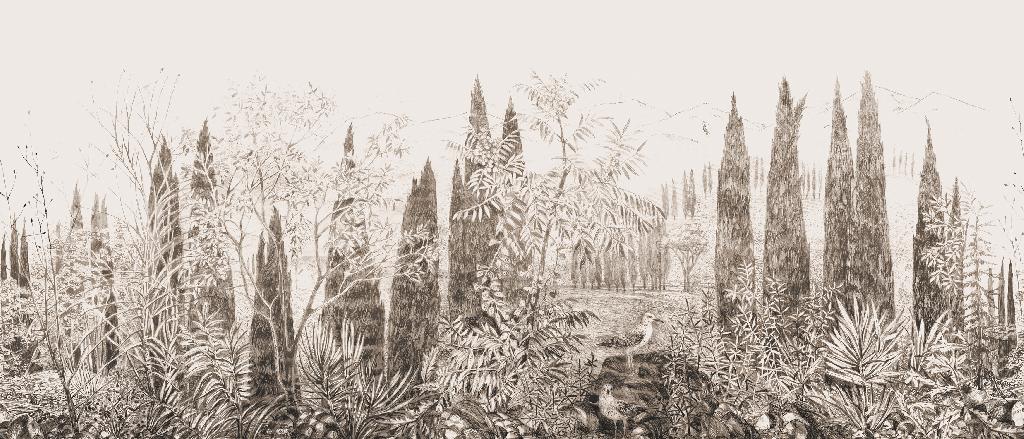 Панно Affresco Wallpaper Part 1 Cypress DG68-COL1 2x4,69 м