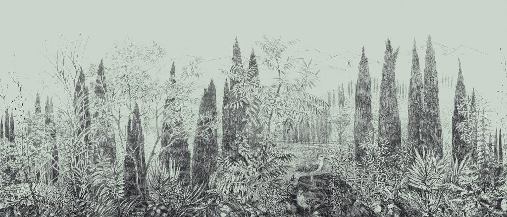Панно Affresco Wallpaper Part 1 Cypress DG68-COL2 2x4,69 м