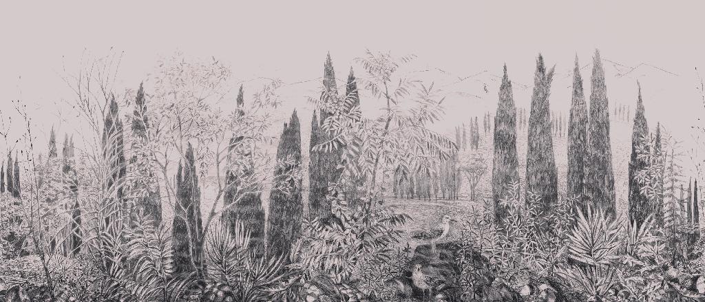 Панно Affresco Wallpaper Part 1 Cypress DG68-COL3 2x4,69 м