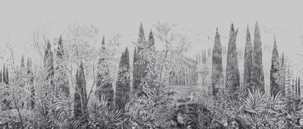 Панно Affresco Wallpaper Part 1 Cypress DG68-COL4 2x4,69 м