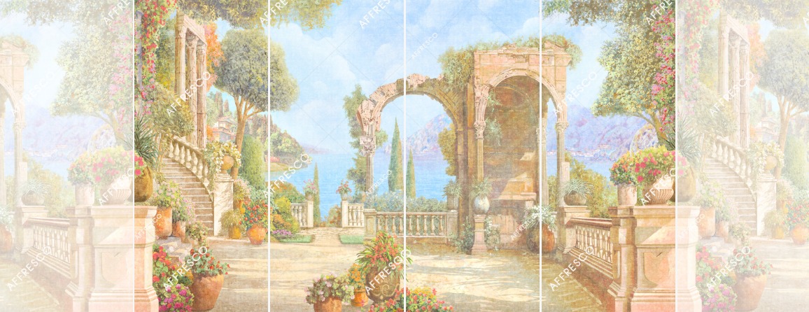 Панно Affresco Wallpaper Part 1 Renaissance AF739-COL3 2,4x4 м