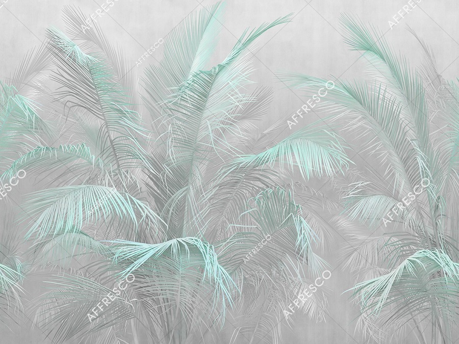 Панно Affresco Wallpaper Part 1 Tropical Branches AF950-COL1 2x2,68 м Панно Affresco Wallpaper Part 1 Tropical Branches AF950-COL1 2x2,68 м