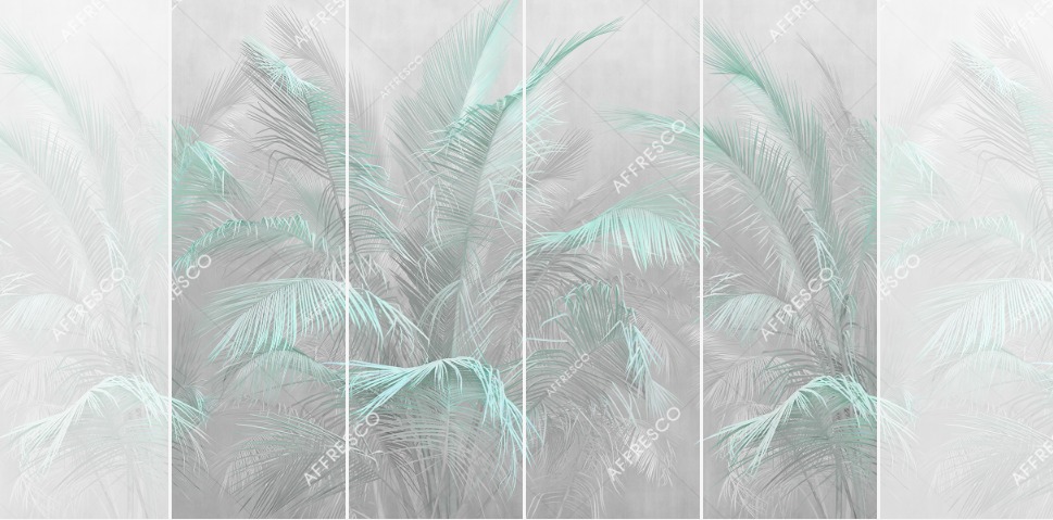 Панно Affresco Wallpaper Part 1 Tropical Branches AF950-COL1 2x2,68 м Панно Affresco Wallpaper Part 1 Tropical Branches AF950-COL1 2x2,68 м
