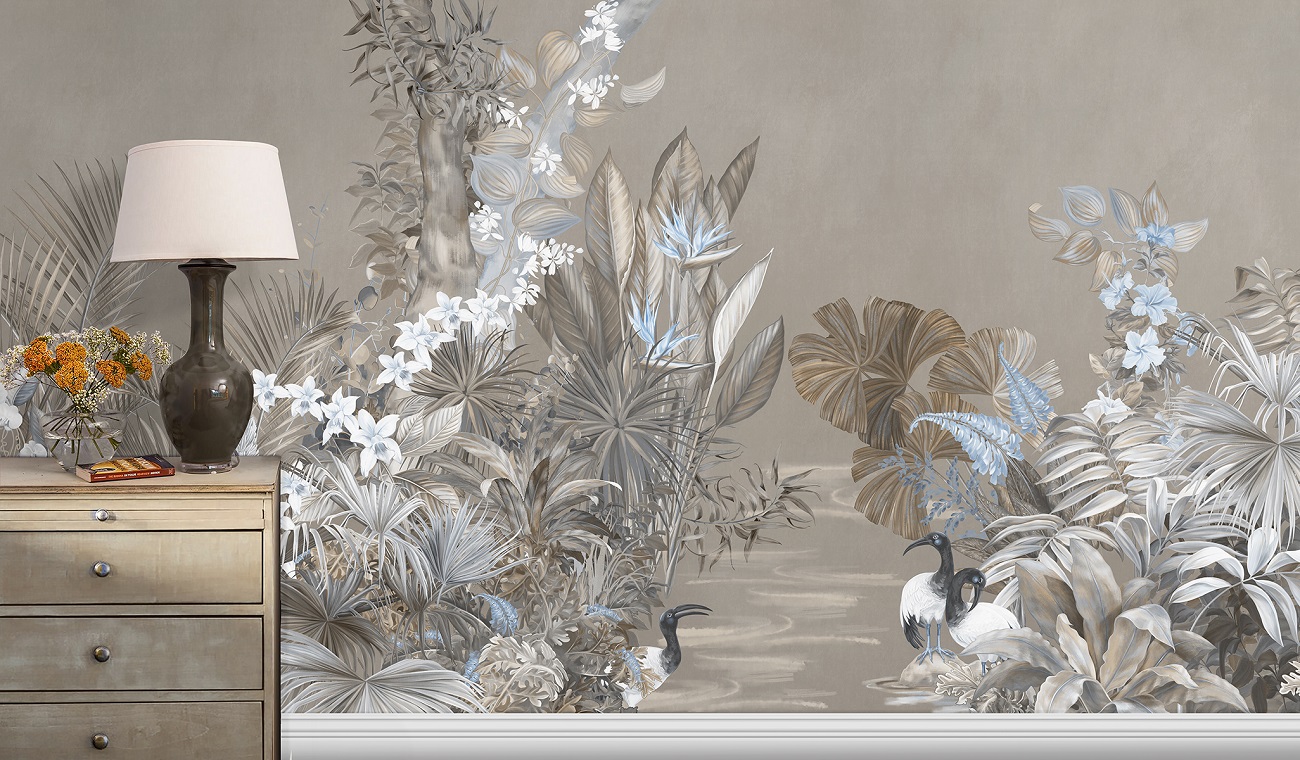 Панно Affresco Wallpaper Part 1 Summer Day AF957-COL2 2x2,01 м фото в интерьере