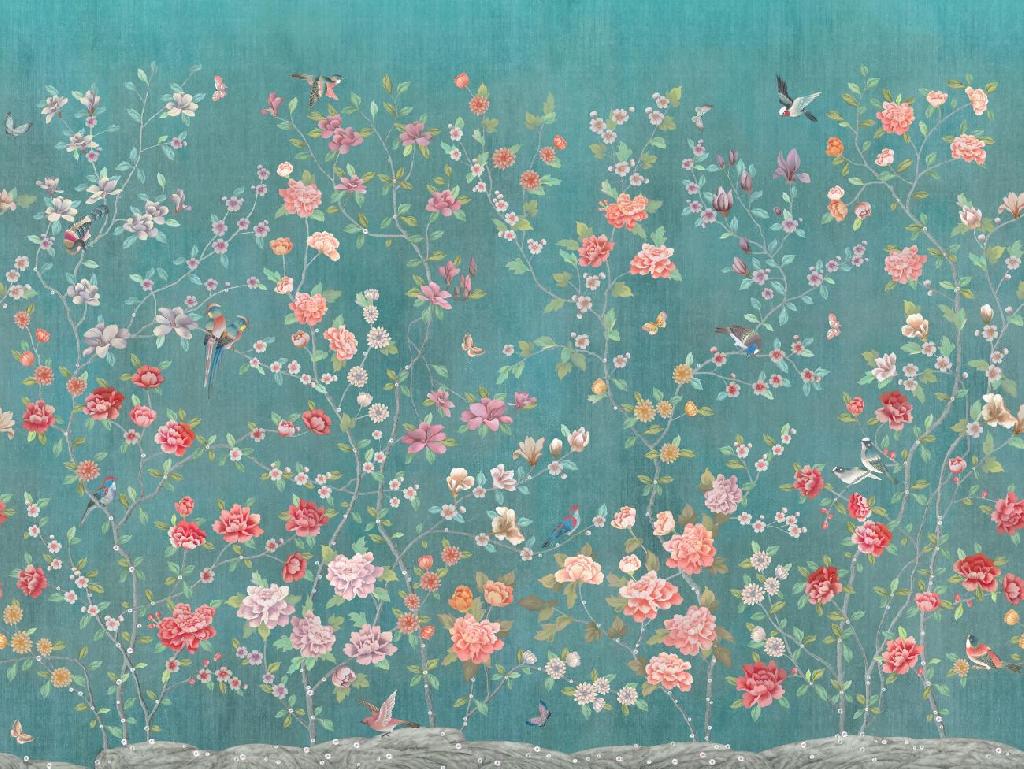 Панно Affresco Wallpaper Part 1 Chinese Garden AB137-COL1 2x2,68 м