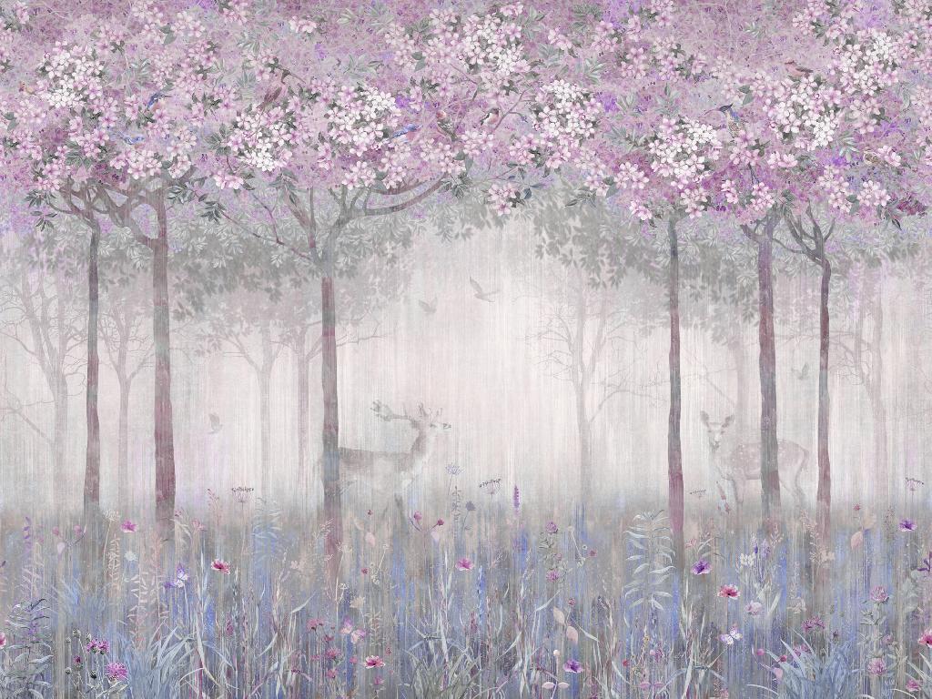 Панно Affresco Wallpaper Part 2 Spring Forest AB49-COL4 2x2,68 м