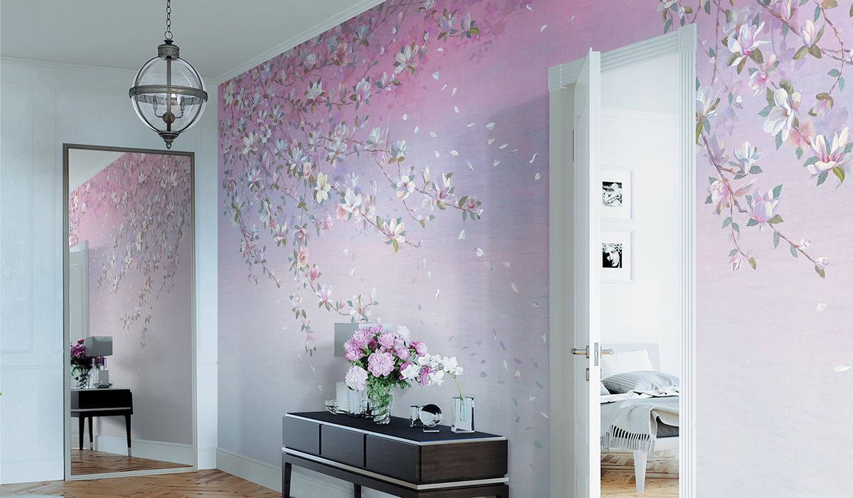 Панно Affresco Wallpaper Part 2 Magnolia AB39-COL1 2x2,01 м фото в интерьере