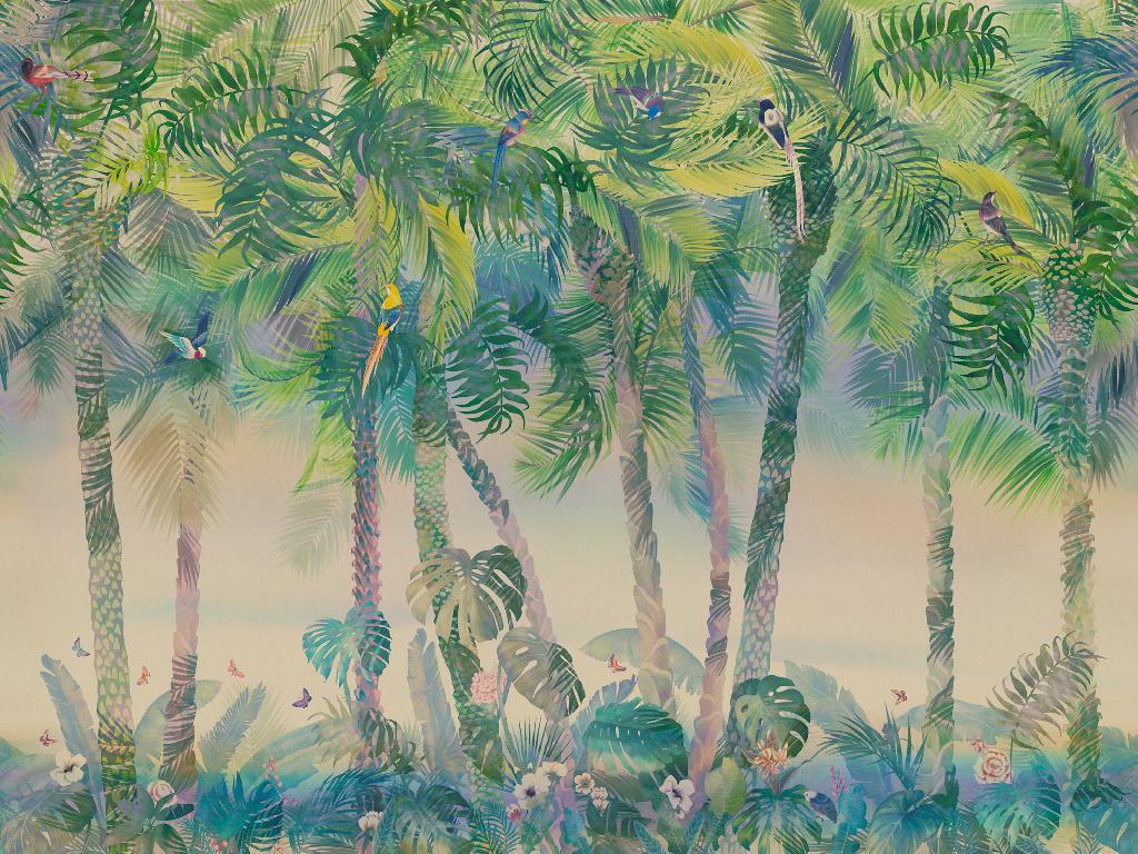 Панно Affresco Wallpaper Part 2 Tropical Vibe MT34-COL3 2x2,68 м