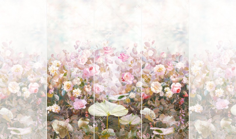 Панно Affresco Wallpaper Part 2 Rose Garden AB59-COL2 2x2,01 м
