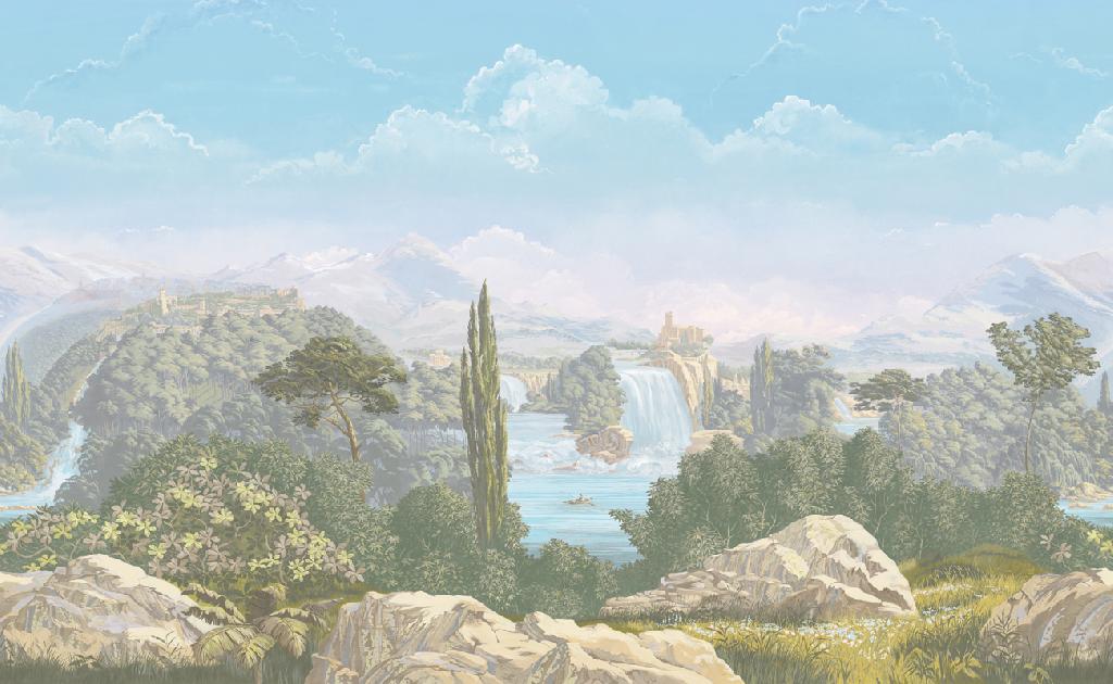 Панно Affresco Wallpaper Part 2 Mountain Scenery AF743-COL3 2,4x4 м