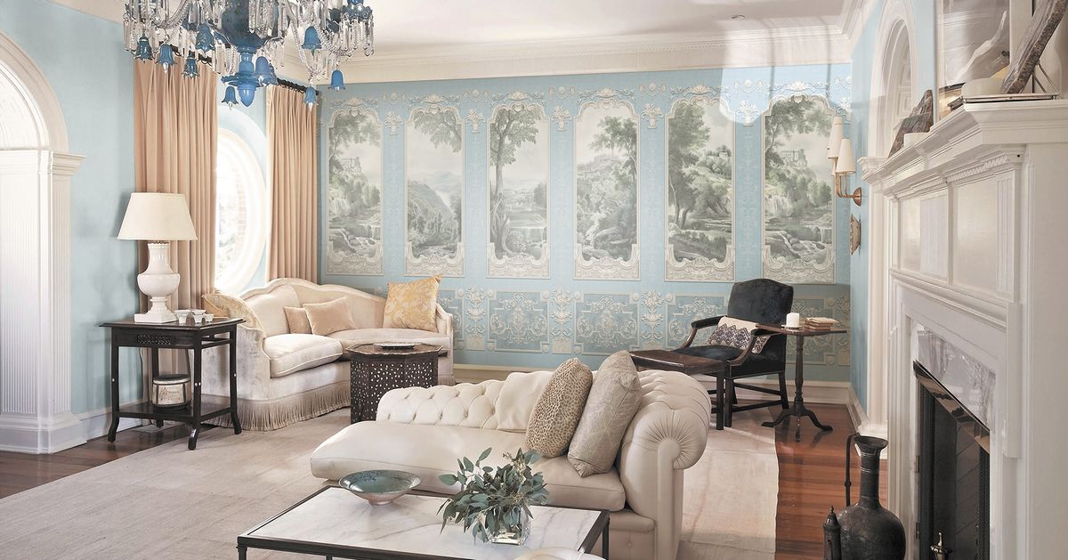 Панно Affresco Wallpaper Part 2 Po Valley AF733-COL4 2,4x4,25 м фото в интерьере