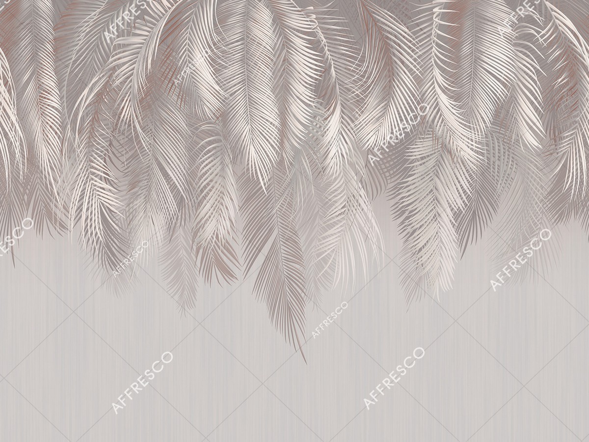 Панно Affresco Wallpaper Part 2 Palm Leaves AF952-COL1 2x2,68 м Панно Affresco Wallpaper Part 2 Palm Leaves AF952-COL1 2x2,68 м