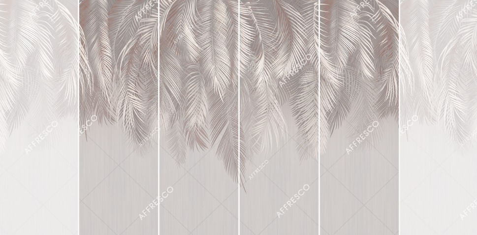 Панно Affresco Wallpaper Part 2 Palm Leaves AF952-COL1 2x2,68 м Панно Affresco Wallpaper Part 2 Palm Leaves AF952-COL1 2x2,68 м