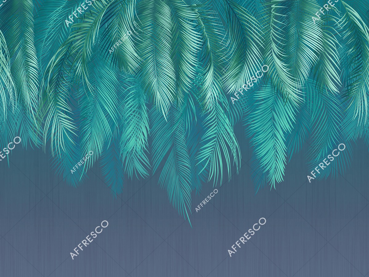 Панно Affresco Wallpaper Part 2 Palm Leaves AF952-COL6 2x2,68 м Панно Affresco Wallpaper Part 2 Palm Leaves AF952-COL6 2x2,68 м