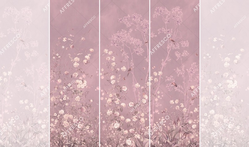 Панно Affresco Wallpaper Part 2 Rosarium AF955-COL3 2x2,01 м
