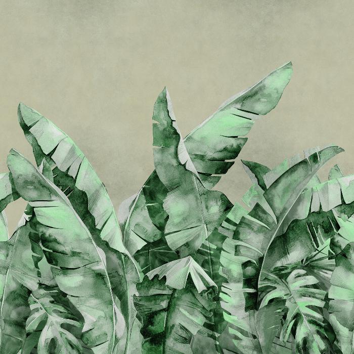 Панно Affresco Wallpaper Part 2 Large Palm Foliage AB131-COL1 2x2,01 м