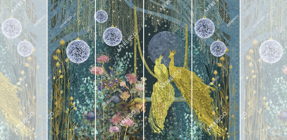 Панно Affresco Wallpaper Part 2 Love Story AB138-COL1 2x2,68 м