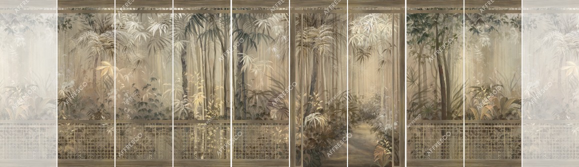 Панно Affresco Wallpaper Part 2 Jungle AB118-COL1 2x2,68 м