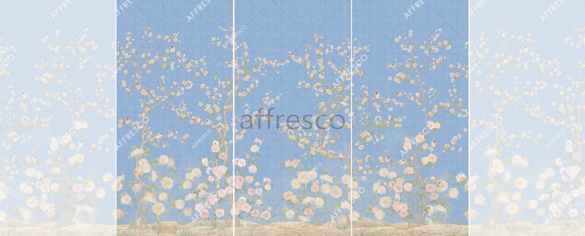 Панно Affresco Wallpaper Part 2 Floral Romance AF712-COL3 2,75x3,99 м