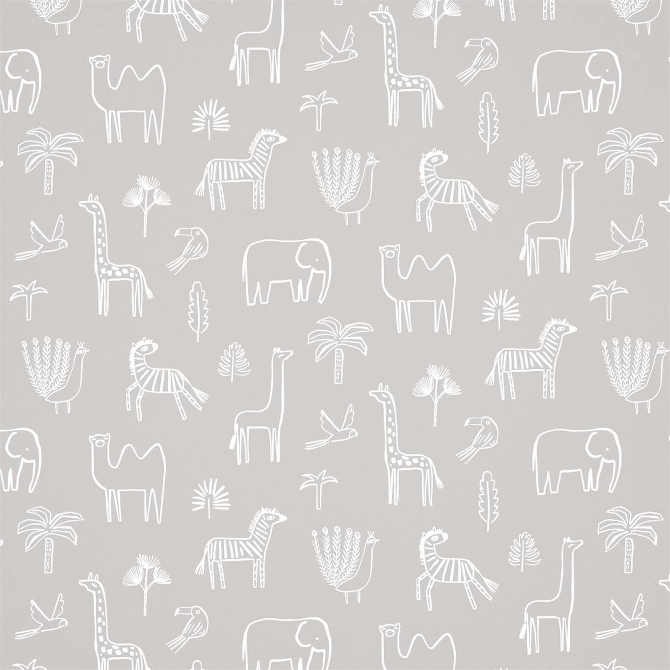 Обои Harlequin Book of Little Treasures Funky Jungle Stone 112629