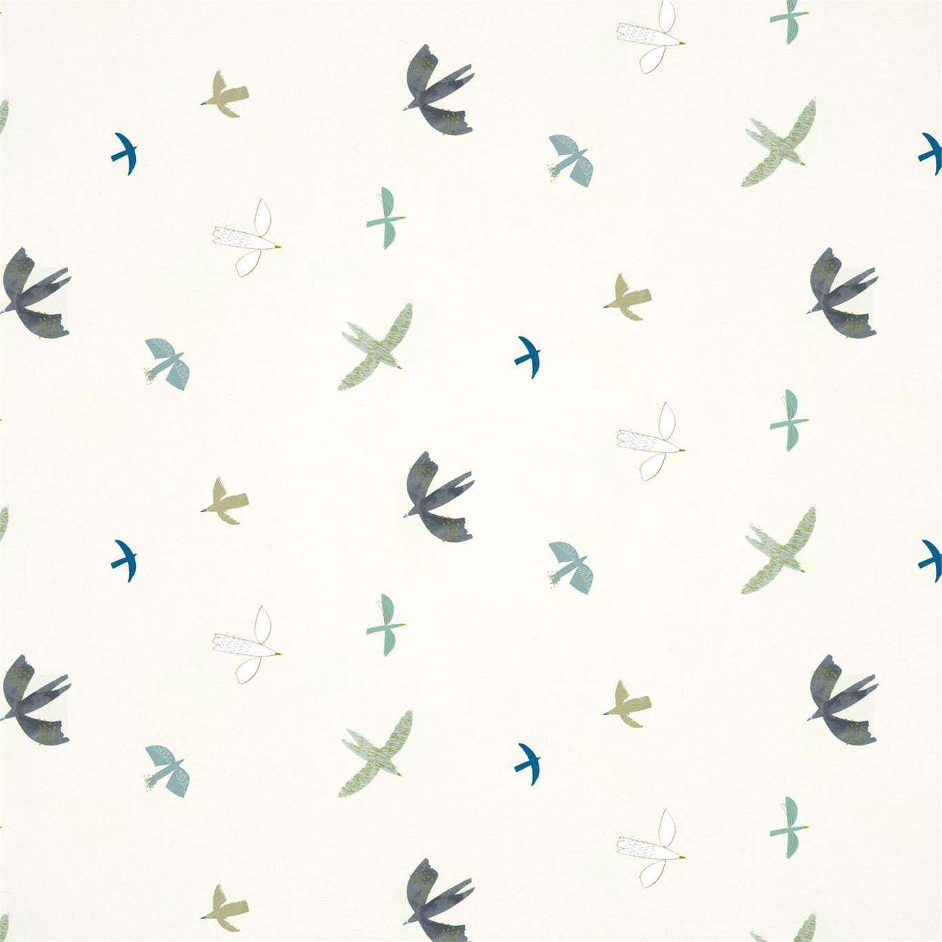 Обои Harlequin Book of Little Treasures Skies Above Duck Egg 112641