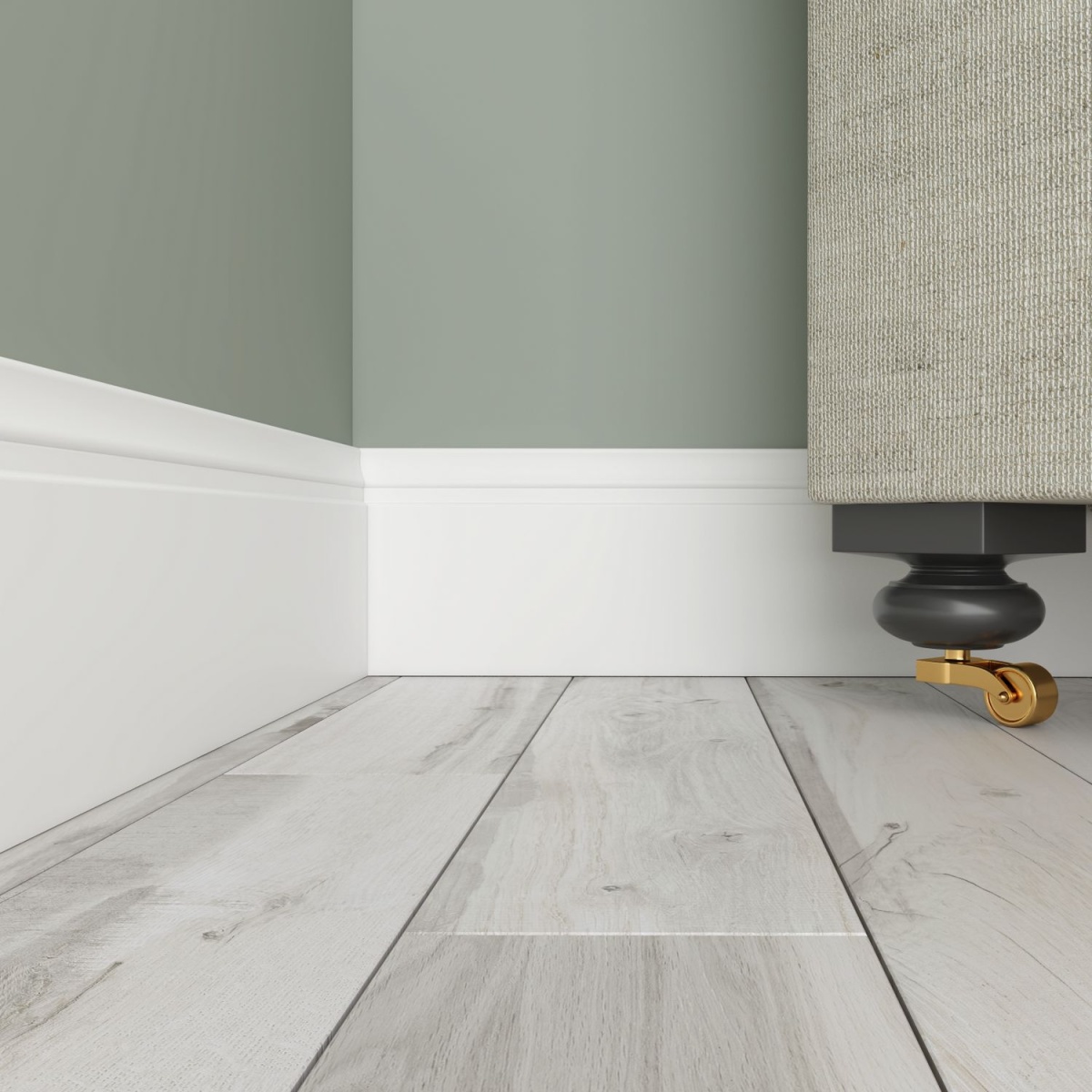 Плинтус под покраску Ultrawood Base 5214 i 2000×133×12 фото в интерьере