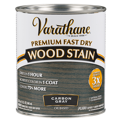 Цветное масло для дерева Varathane Fast Dry 307416 Угольный серый Carbon Gray 0,236 л Цветное масло для дерева Varathane Fast Dry 307416 Угольный серый Carbon Gray 0,236 л