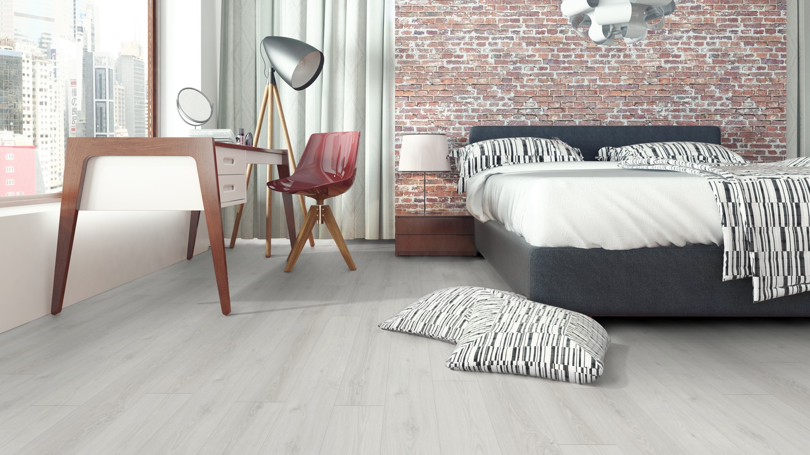 Ламинат Kronopol Platinium Milo Oak Nike D 3305 1380×193×8 фото в интерьере