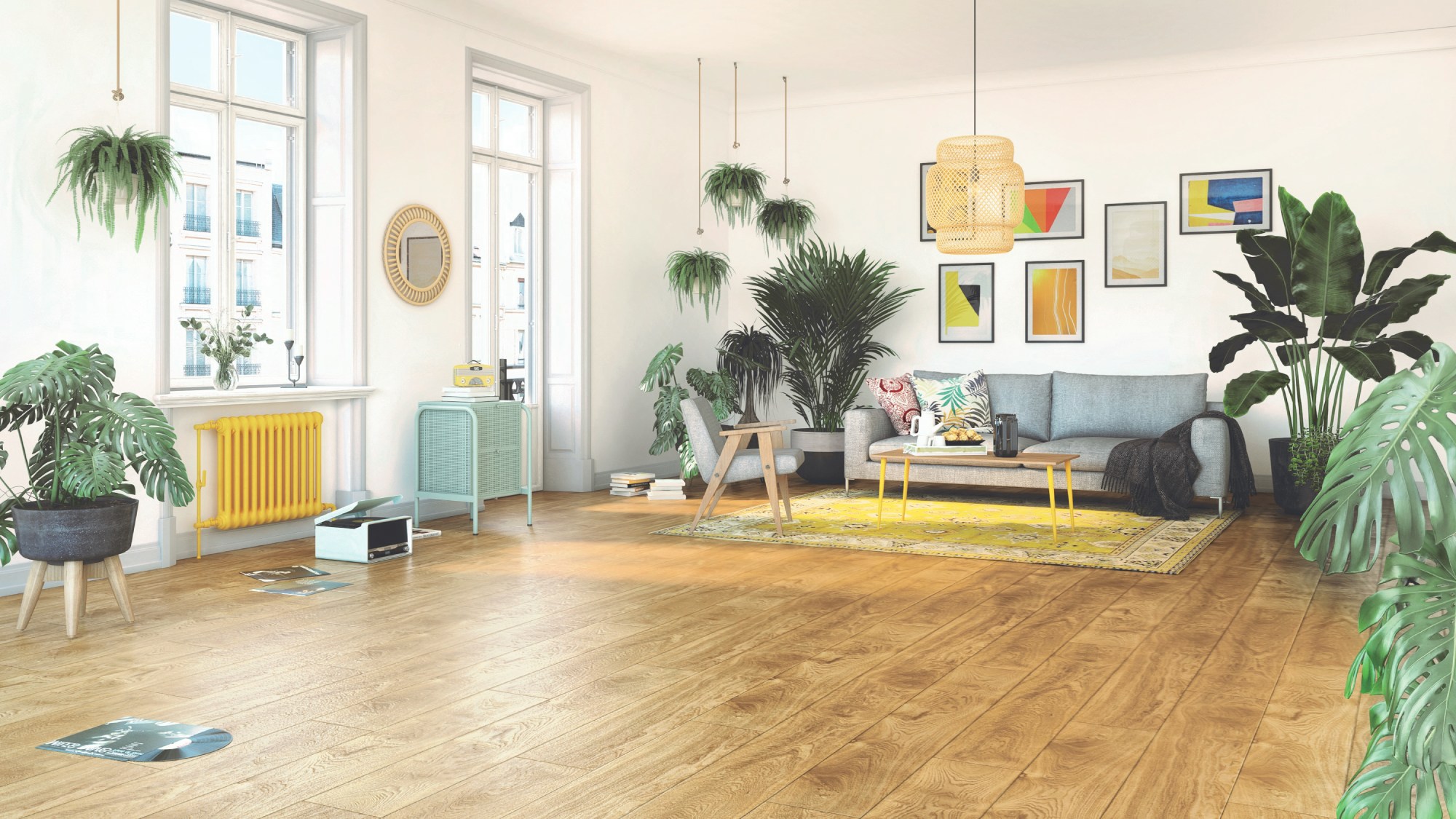 Ламинат Kronopol Aurum Fiori Aqua Oak Sunflower D 4588 1380×242×10 фото в интерьере Ламинат Kronopol Aurum Fiori Aqua Oak Sunflower D 4588 1380×242×10 фото в интерьере