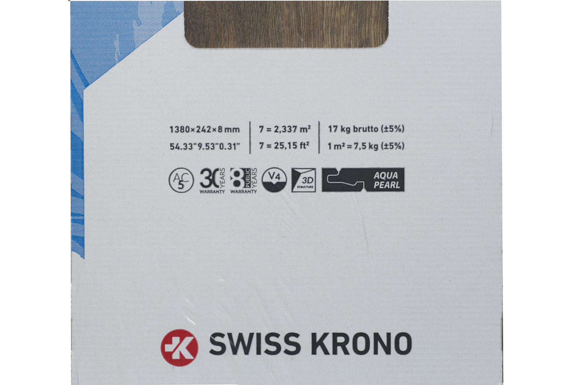 Ламинат Kronopol Aurum Movie Aqua Oak Hollywood D 4581 1380×242×8