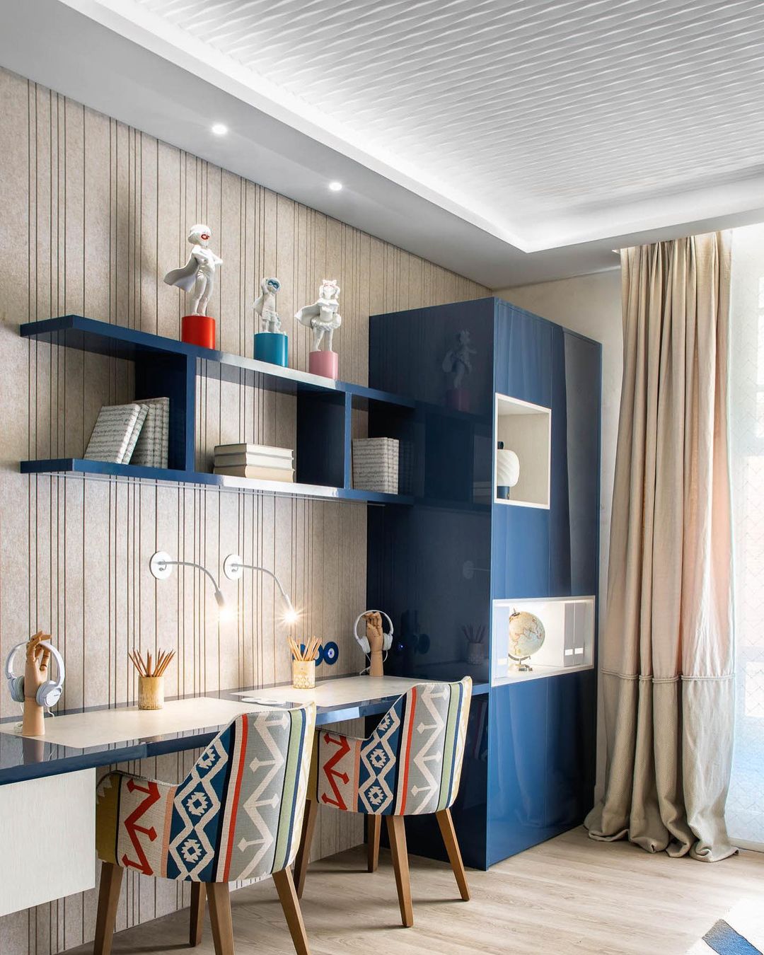 Стеновая панель под покраску Orac Decor Ridge W112 2000×250×20 фото в интерьере