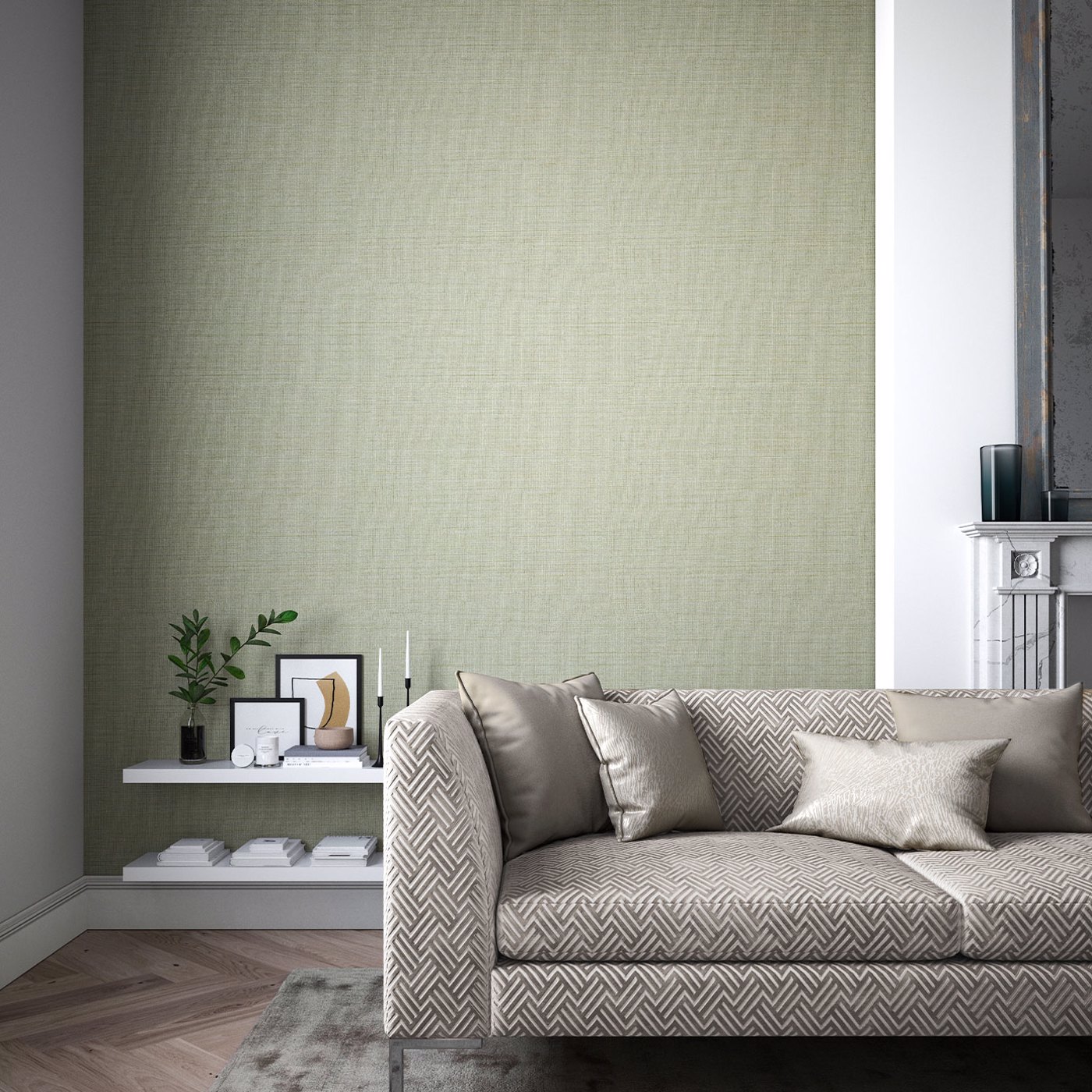 Обои Harlequin Momentum 7 Sequence Sediment 112738 фото в интерьере
