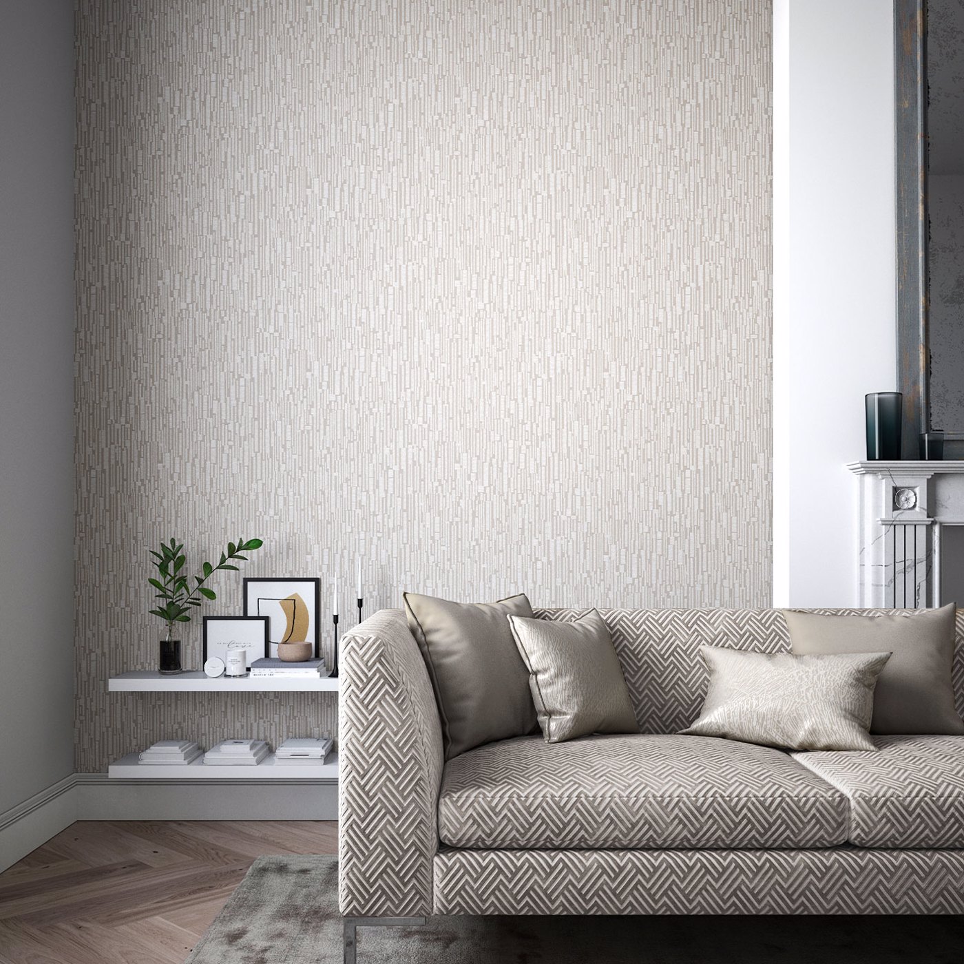 Обои Harlequin Momentum 7 Series Oyster 112750 фото в интерьере