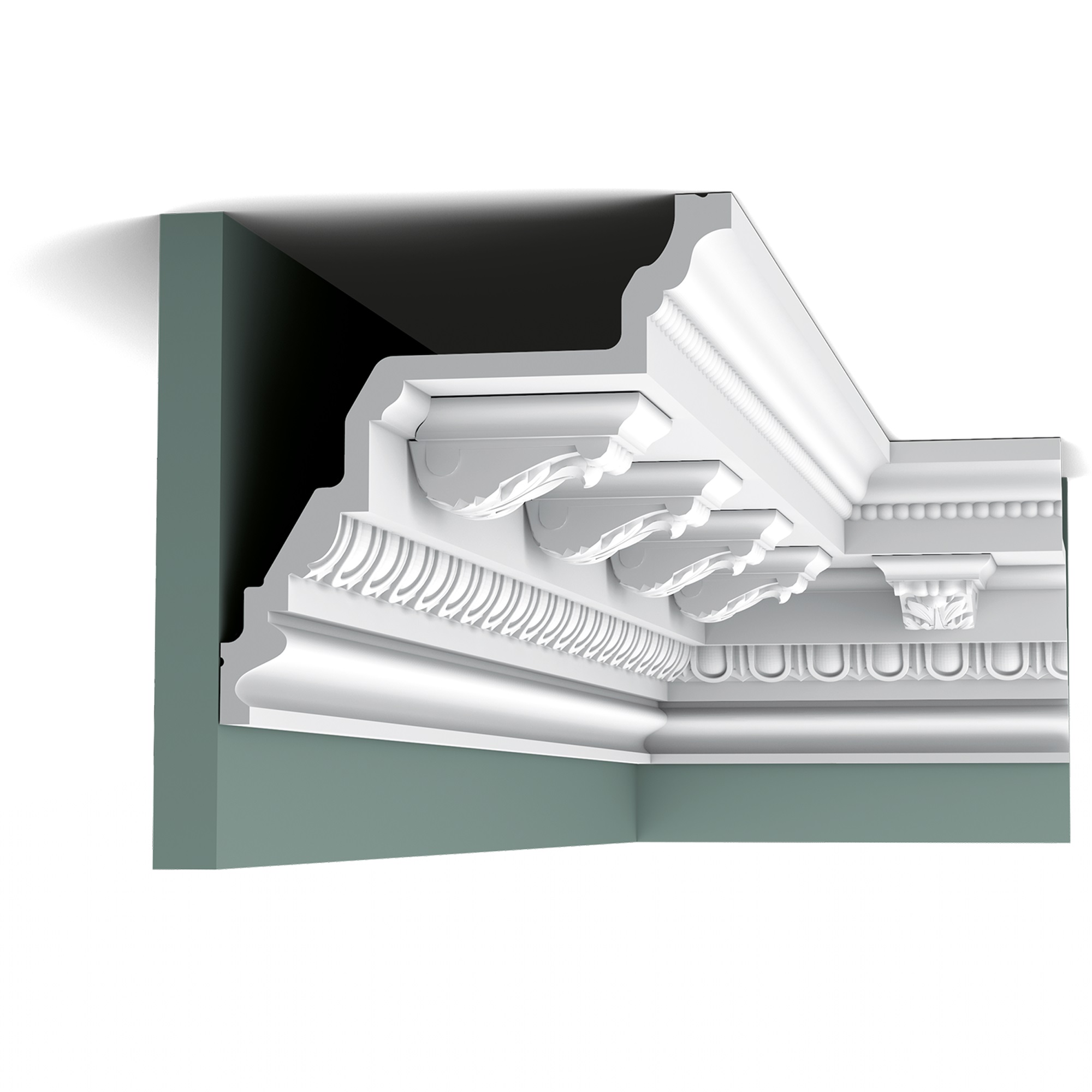 Вставка для карниза под покраску Orac Decor Luxxus C307A 75×94×4