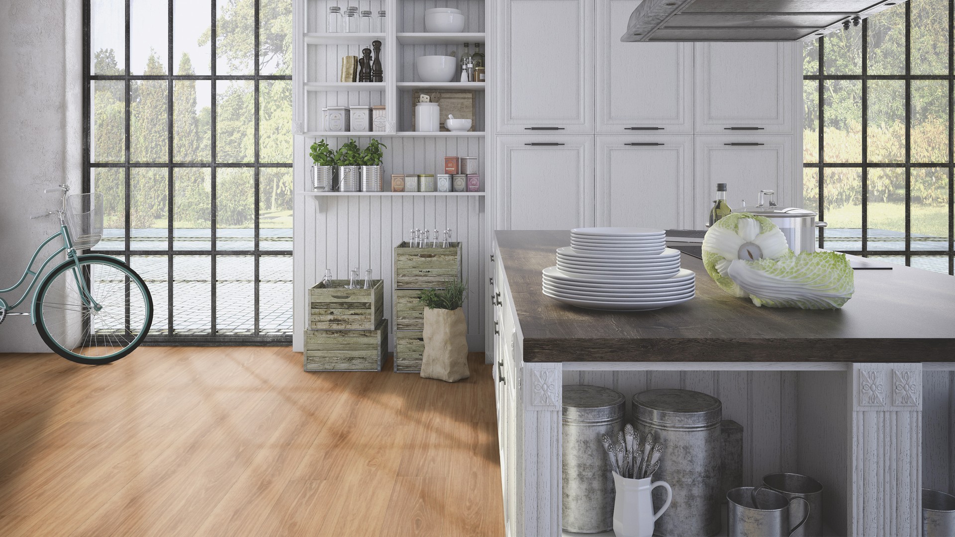 Пробковый пол замковый Wicanders Wood Essence Classic Prime Oak D8F4001 1830×185×11,5 фото в интерьере Пробковый пол замковый Wicanders Wood Essence Classic Prime Oak D8F4001 1830×185×11,5 фото в интерьере