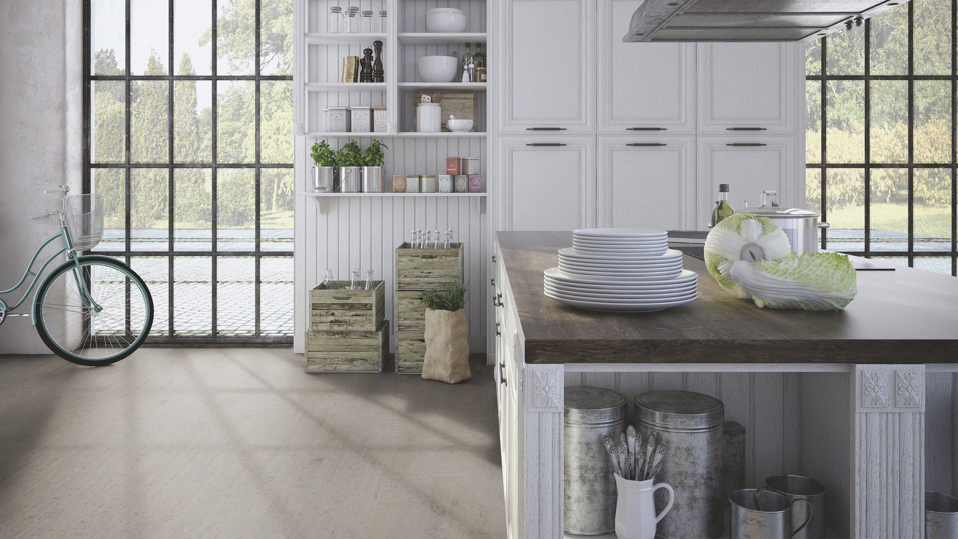 Пробковый пол клеевой Wicanders Cork Pure Fashionable Antracite AJ8Q001 600×300×4 фото в интерьере Пробковый пол клеевой Wicanders Cork Pure Fashionable Antracite AJ8Q001 600×300×4 фото в интерьере