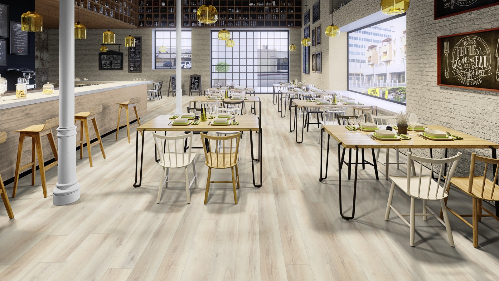 Кварцвиниловый SPC ламинат Tarkett Art Vinyl Deep House Oswald 1400×225×4,6 фото в интерьере Кварцвиниловый SPC ламинат Tarkett Art Vinyl Deep House Oswald 1400×225×4,6 фото в интерьере