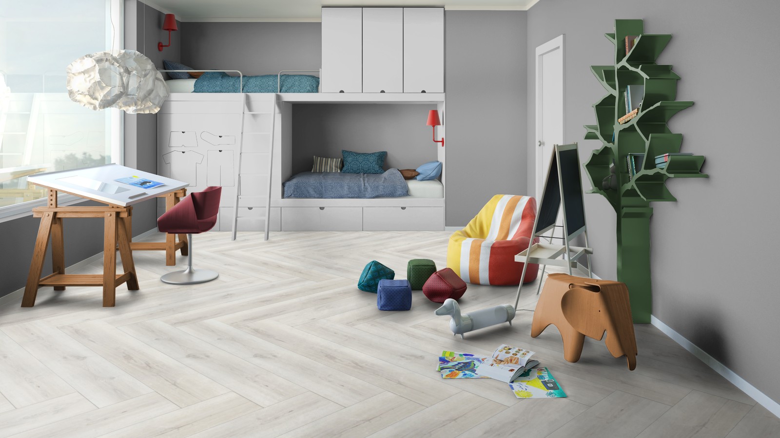 Кварцвиниловый SPC ламинат Tarkett Art Vinyl Deep House Patrick 1400×225×4,6 фото в интерьере Кварцвиниловый SPC ламинат Tarkett Art Vinyl Deep House Patrick 1400×225×4,6 фото в интерьере