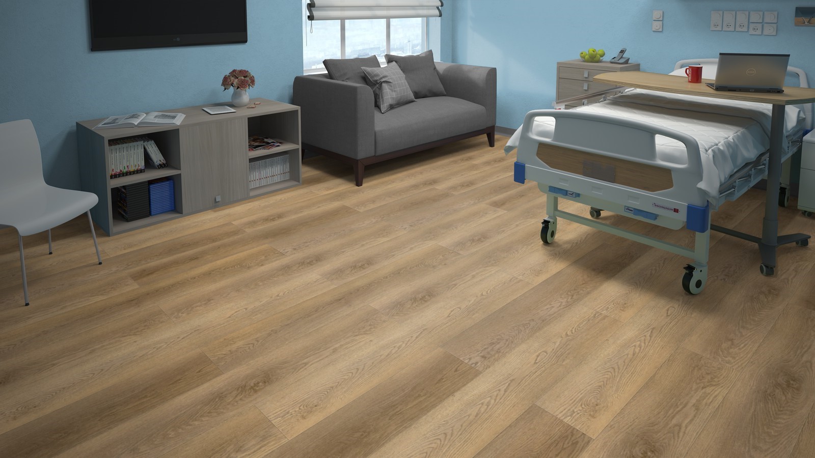 Кварцвиниловый SPC ламинат Tarkett Art Vinyl Deep House Stanley 1400×225×4,6 фото в интерьере Кварцвиниловый SPC ламинат Tarkett Art Vinyl Deep House Stanley 1400×225×4,6 фото в интерьере