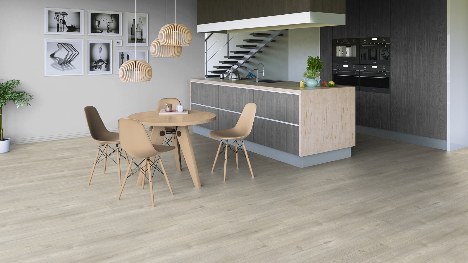 Кварцвиниловый SPC ламинат Tarkett Art Vinyl Deep House Walter 1400×225×4,6 фото в интерьере Кварцвиниловый SPC ламинат Tarkett Art Vinyl Deep House Walter 1400×225×4,6 фото в интерьере