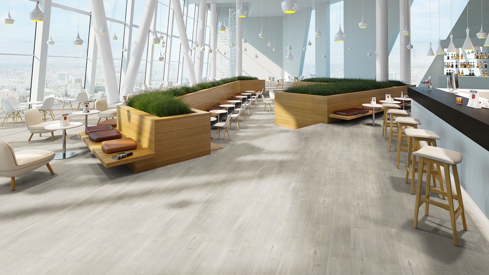 Кварцвиниловый SPC ламинат Tarkett Art Vinyl Deep House Walter 1400×225×4,6 фото в интерьере Кварцвиниловый SPC ламинат Tarkett Art Vinyl Deep House Walter 1400×225×4,6 фото в интерьере