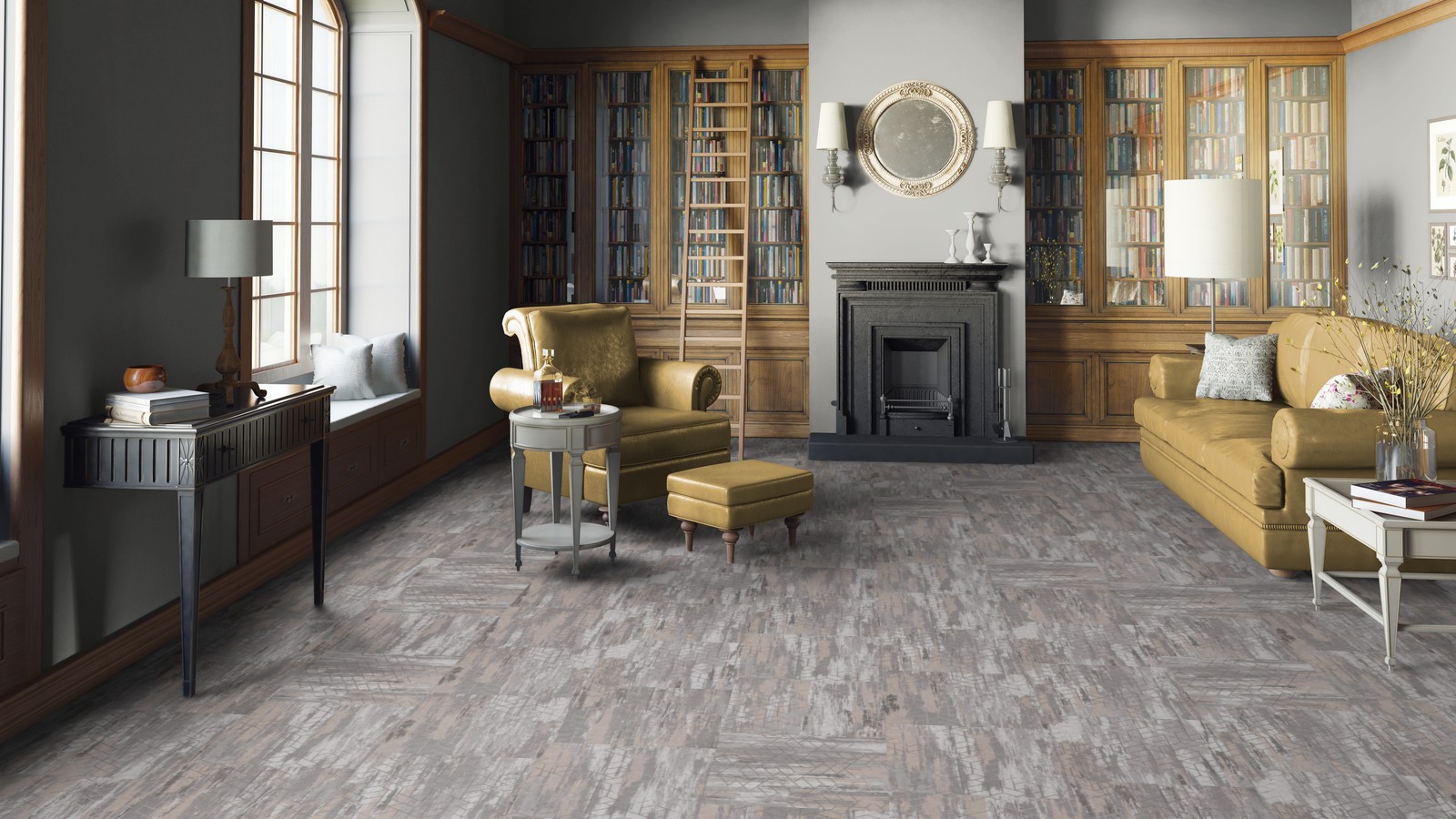 Кварцвиниловая плитка Tarkett Art Vinyl клеевая Lounge Digi Edition Armin DJ 457,2×457,2×3 фото в интерьере Кварцвиниловая плитка Tarkett Art Vinyl клеевая Lounge Digi Edition Armin DJ 457,2×457,2×3 фото в интерьере