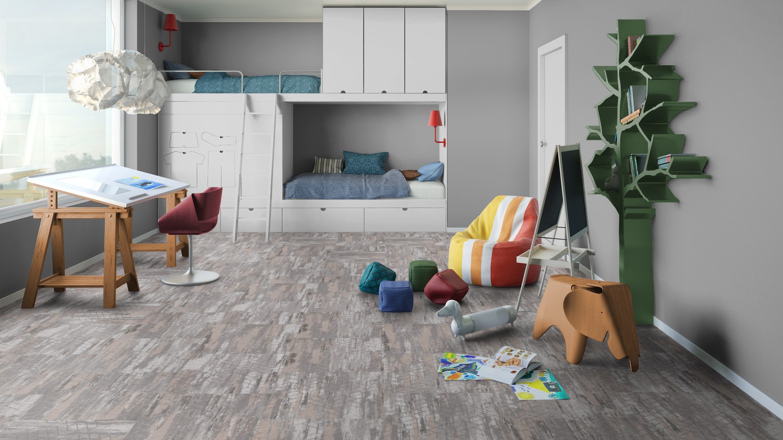 Кварцвиниловая плитка Tarkett Art Vinyl клеевая Lounge Digi Edition Armin DJ 457,2×457,2×3 фото в интерьере Кварцвиниловая плитка Tarkett Art Vinyl клеевая Lounge Digi Edition Armin DJ 457,2×457,2×3 фото в интерьере