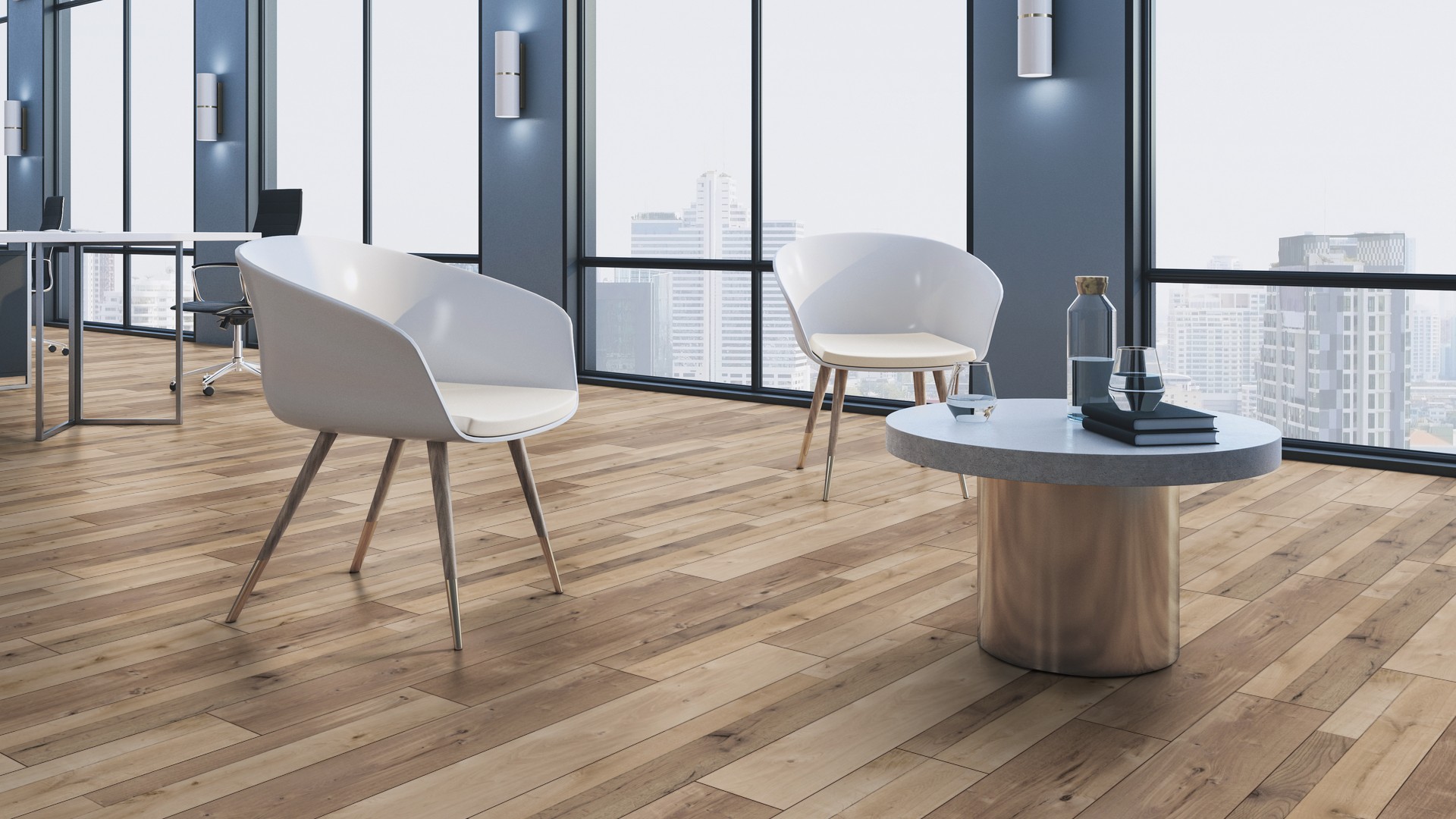 Ламинат Kaindl Aqua Pro Select Natural Touch 12.0 Стандартная доска 3 в 1 Дуб Trend К4361 RF 1383×193×12 фото в интерьере Ламинат Kaindl Aqua Pro Select Natural Touch 12.0 Стандартная доска 3 в 1 Дуб Trend К4361 RF 1383×193×12 фото в интерьере