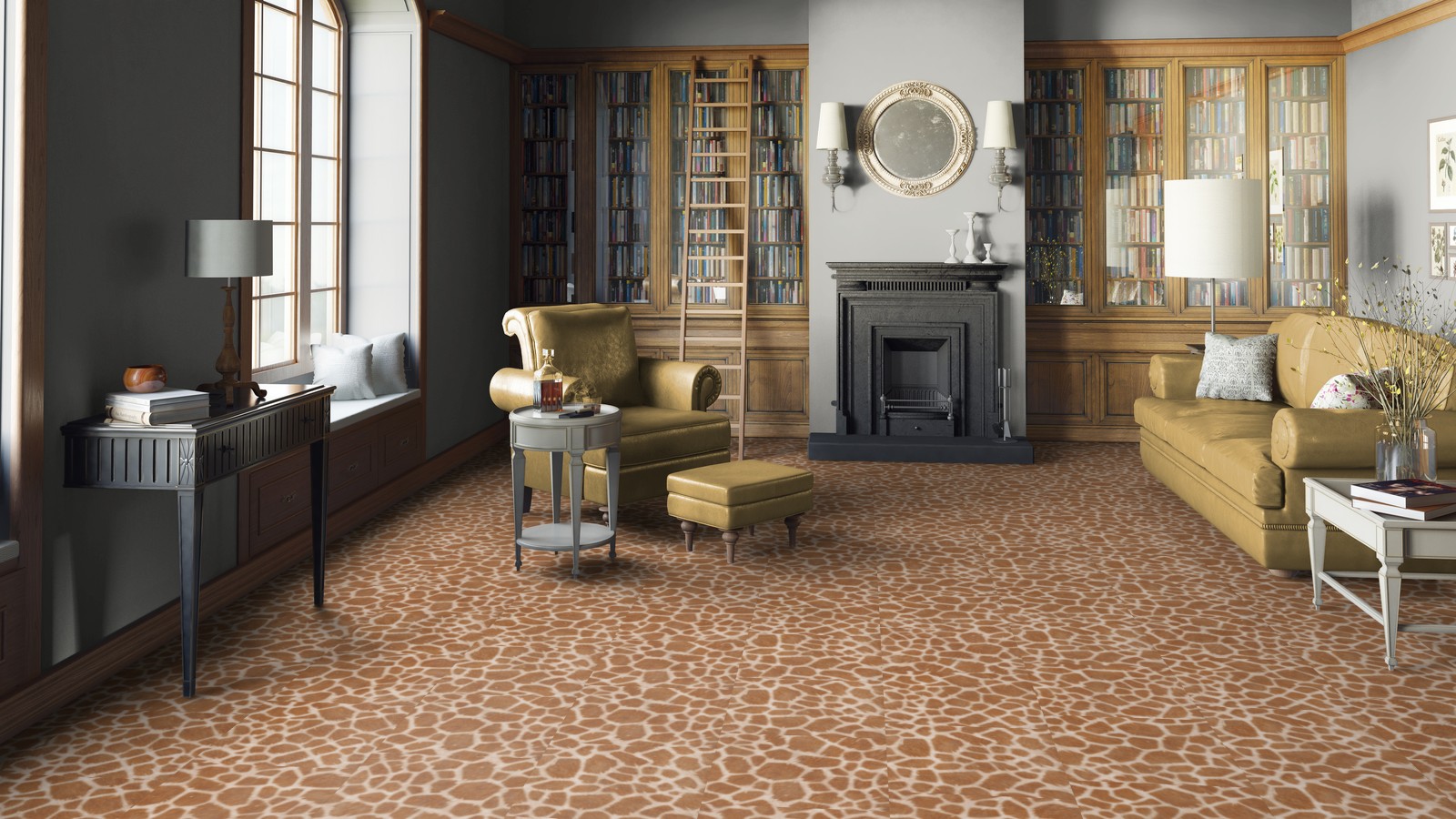 Кварцвиниловая плитка Tarkett Art Vinyl клеевая Lounge Digi Edition Benny DJ 457,2×457,2×3 фото в интерьере Кварцвиниловая плитка Tarkett Art Vinyl клеевая Lounge Digi Edition Benny DJ 457,2×457,2×3 фото в интерьере