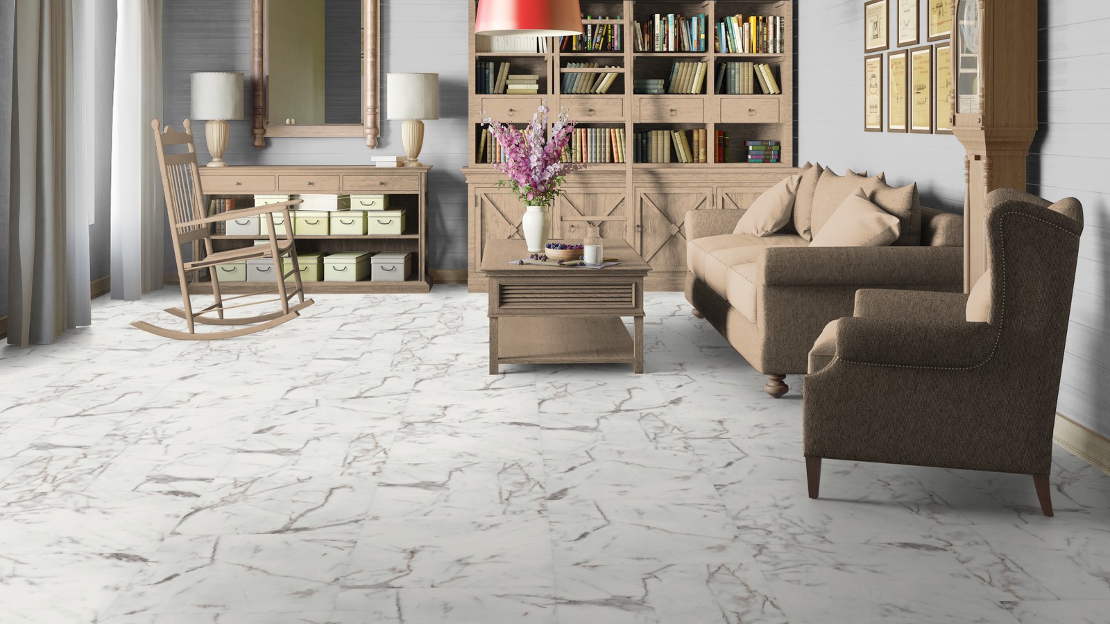 Кварцвиниловая плитка Tarkett Art Vinyl клеевая Lounge Digi Edition Sander DJ 457,2×457,2×3 фото в интерьере Кварцвиниловая плитка Tarkett Art Vinyl клеевая Lounge Digi Edition Sander DJ 457,2×457,2×3 фото в интерьере