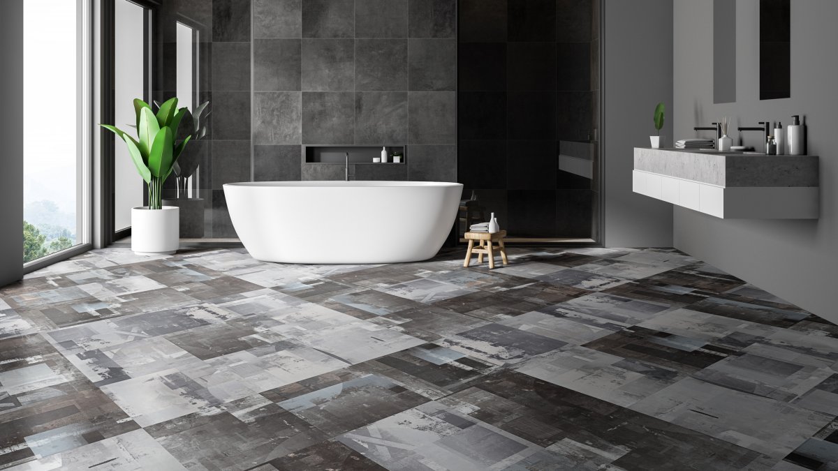 Кварцвиниловая плитка Tarkett Art Vinyl клеевая Lounge Digi Edition Thomas DJ 457,2×457,2×3 фото в интерьере Кварцвиниловая плитка Tarkett Art Vinyl клеевая Lounge Digi Edition Thomas DJ 457,2×457,2×3 фото в интерьере