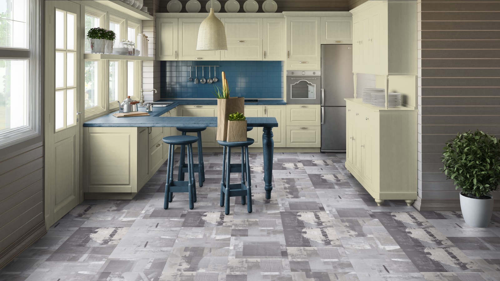 Кварцвиниловая плитка Tarkett Art Vinyl клеевая Lounge Digi Edition Thomas DJ 457,2×457,2×3 фото в интерьере Кварцвиниловая плитка Tarkett Art Vinyl клеевая Lounge Digi Edition Thomas DJ 457,2×457,2×3 фото в интерьере