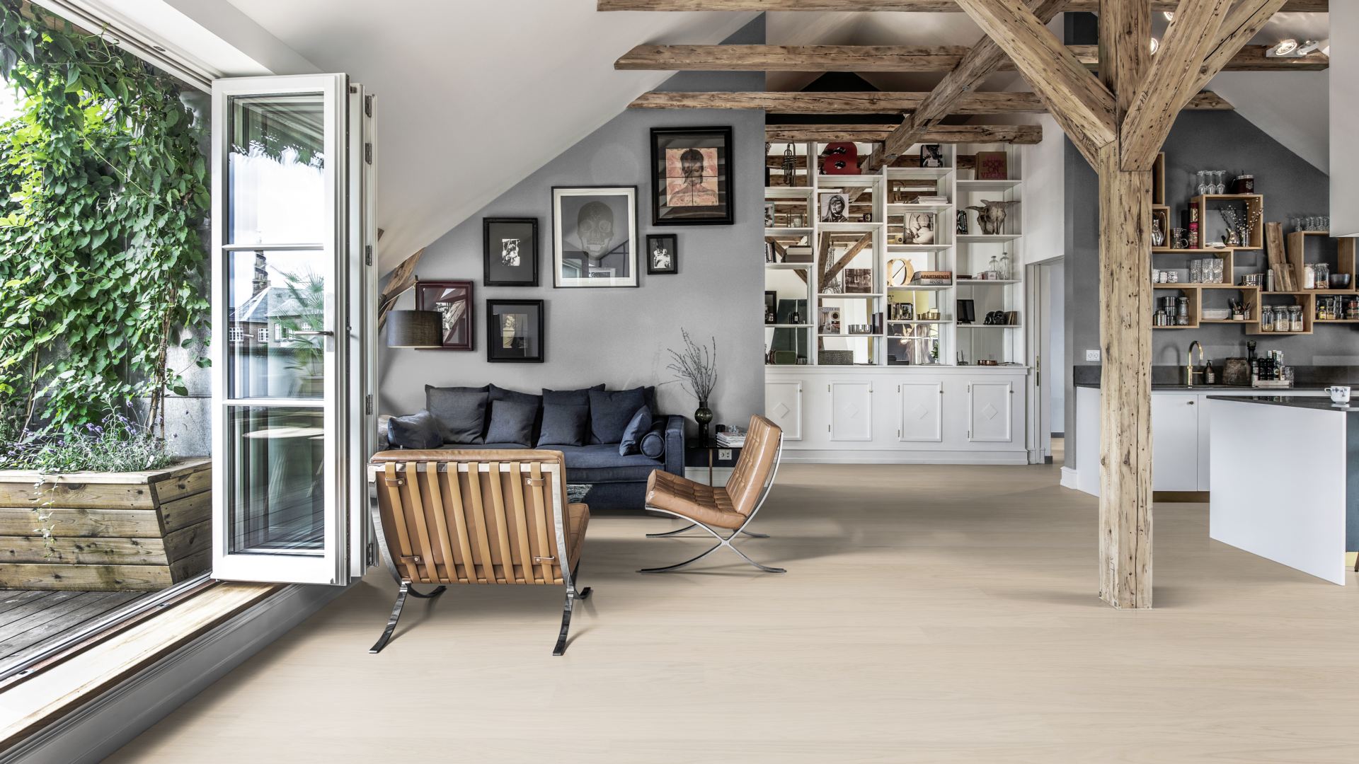 Паркетная доска Kahrs Life Дуб Coconut Cream LTCLRW3001-150 Calm 1810×150×7 фото в интерьере Паркетная доска Kahrs Life Дуб Coconut Cream LTCLRW3001-150 Calm 1810×150×7 фото в интерьере